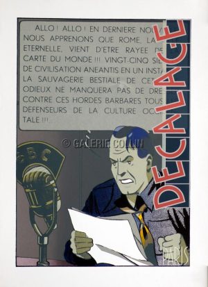 JACOBS • SERIGRAPHIE - BBC DECALAGE "BLAKE ET MORTIMER"