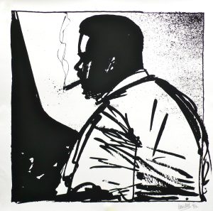 JOOS  Signed, numbered silkscreen print, limited to 12 copies