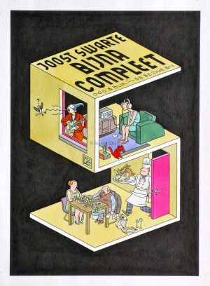 Joost Swarte • Original de la couverture "Total Swarte"