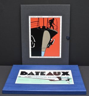 Juillard.Blake &amp; Mortimer - Portfolio "Bateaux" Numérotés signés 75ex