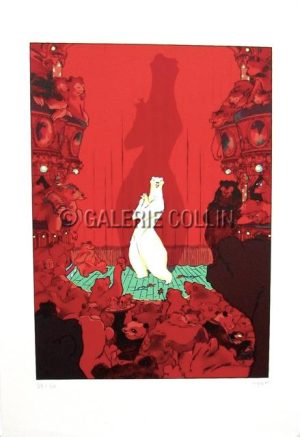 KOCK . Sérigraphie "En Scène"