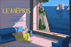 Silkscreen print "Le mépris "numbered and signed 450ex