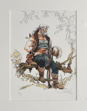 Loisel- Estampe pigmentaire "Bragon"Signée, limitée et numérotée