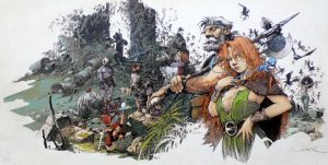 Loisel "La quête de l'oiseau du temps" Affiche édition d'art signée
