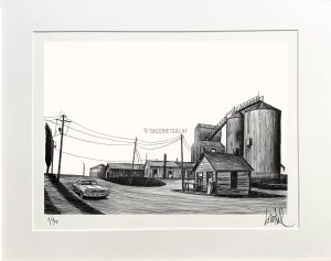 Loustal • Estampe pigmentaire "Black Dog Street" - Signée, limitée et numérotée