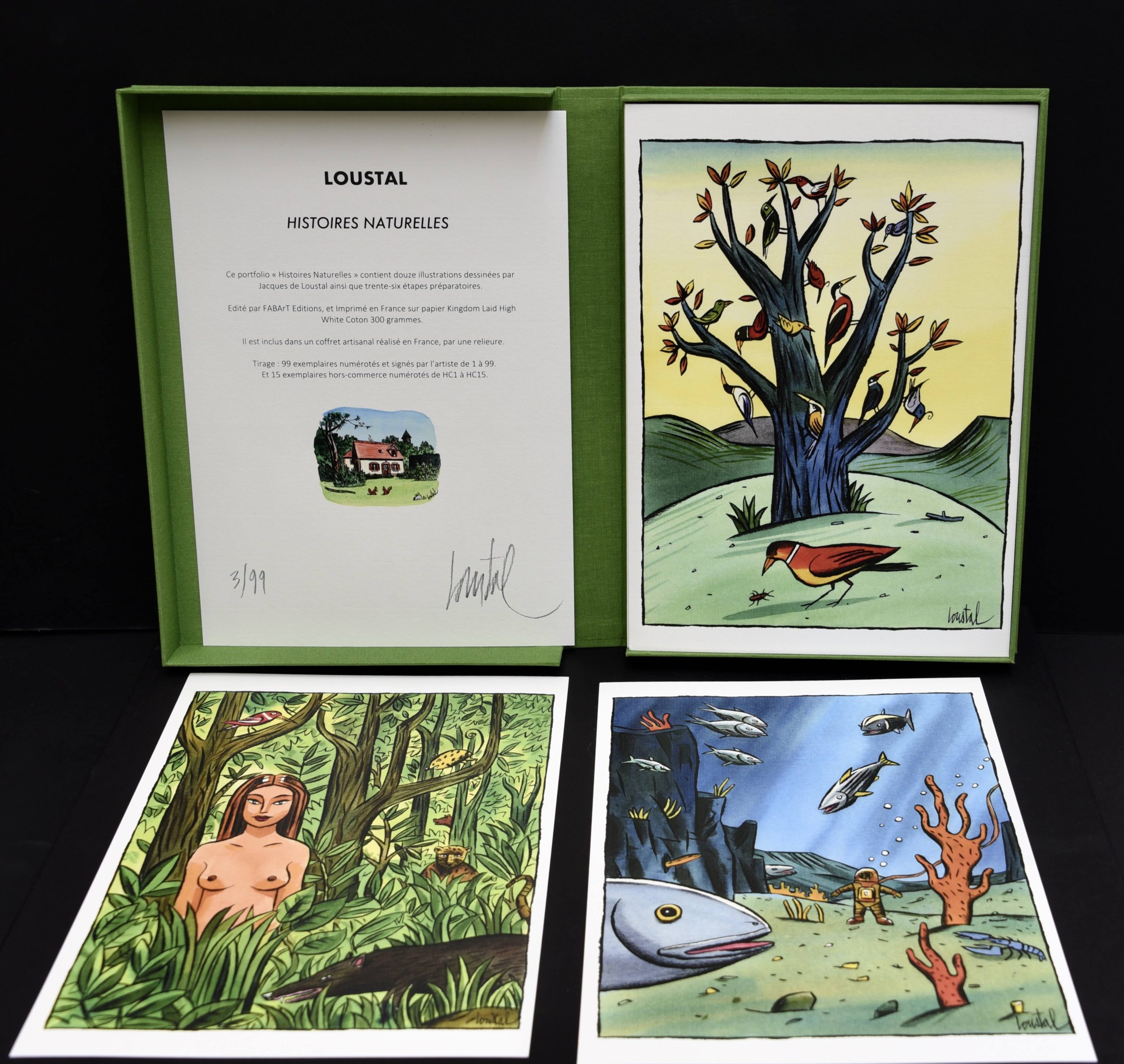 Loustal • Portfolio "Histoires Naturelles" 99 ex. – Image 3