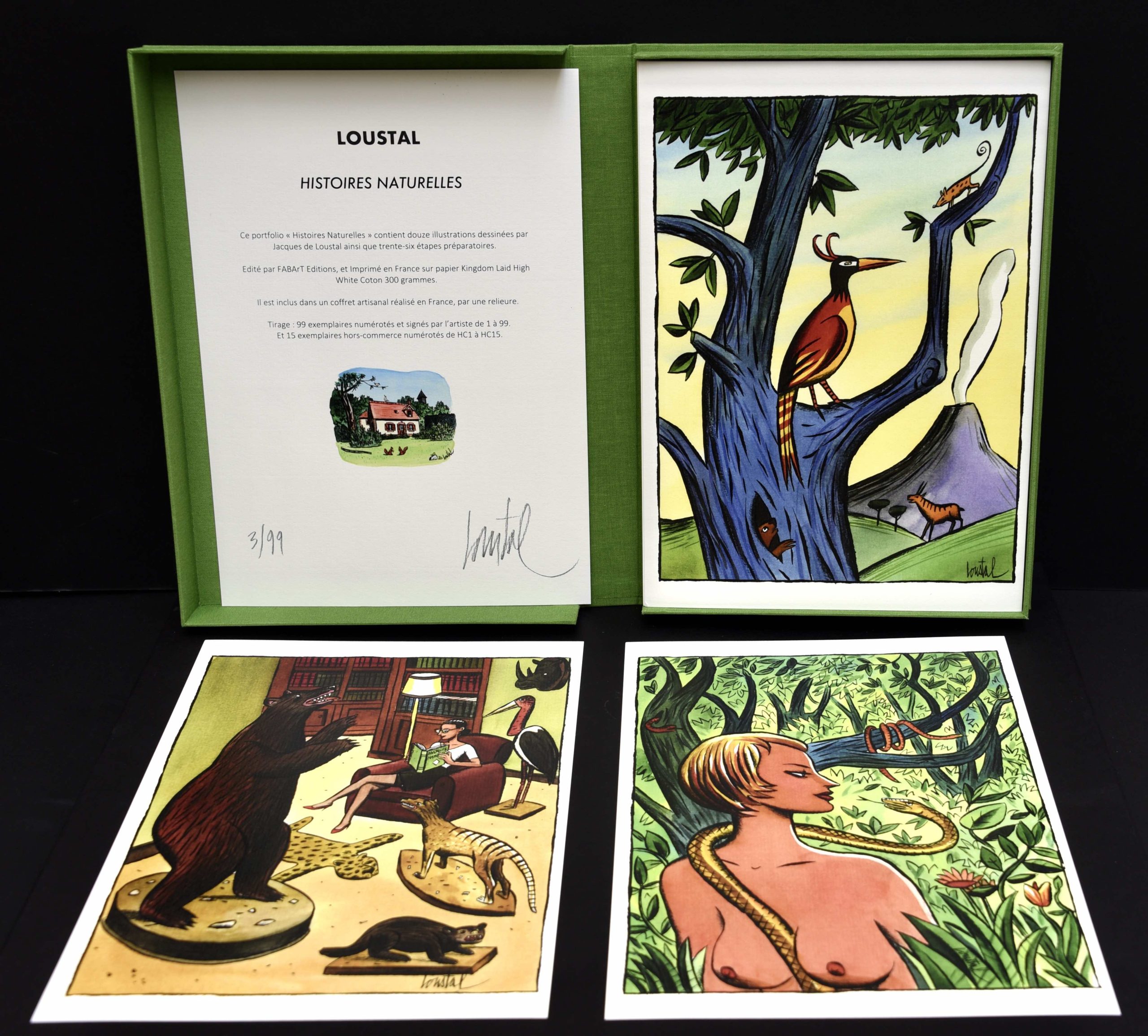 Loustal • Portfolio "Histoires Naturelles" 99 ex. – Image 5