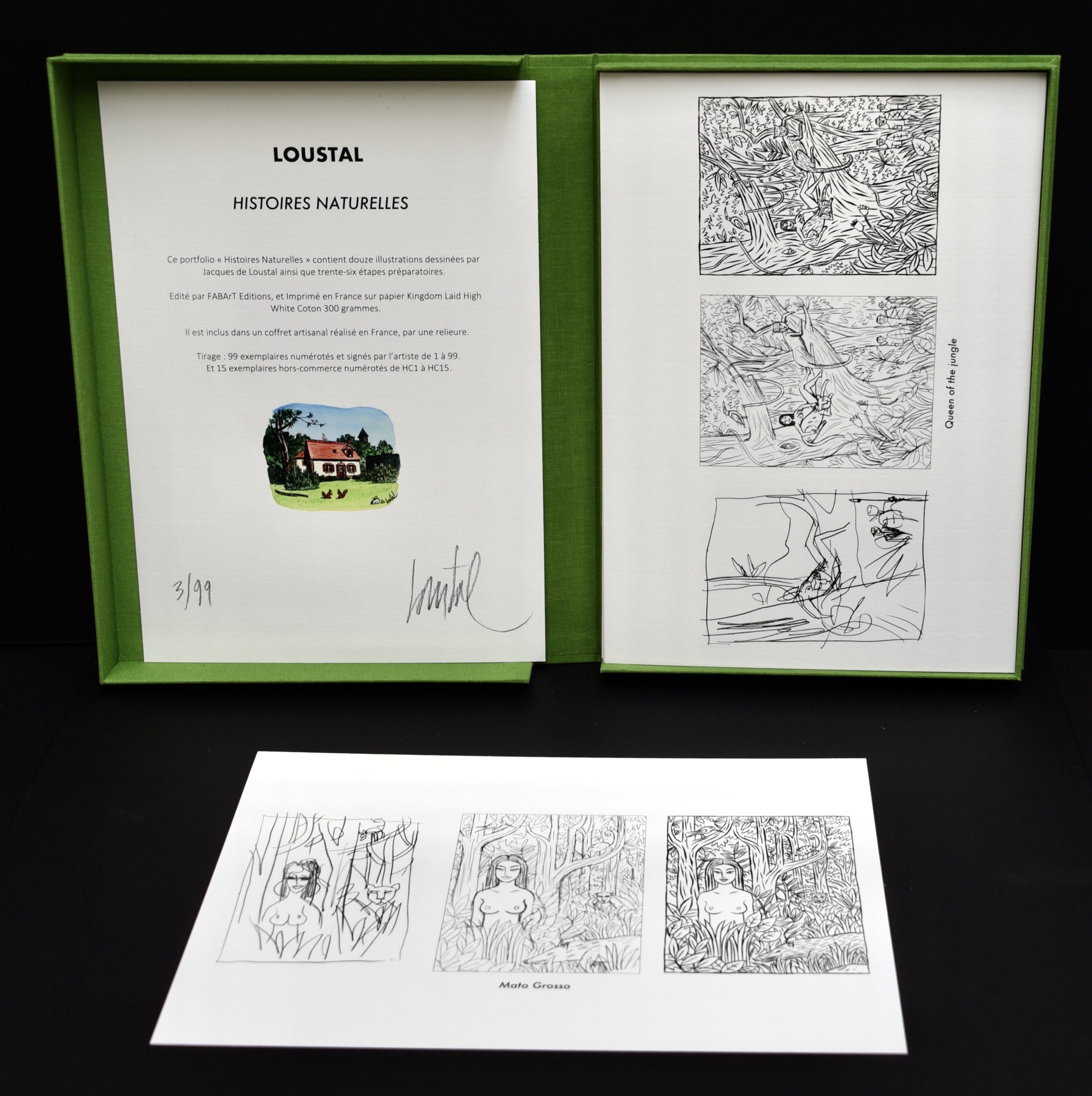 Loustal • Portfolio "Histoires Naturelles" 99 ex. – Image 6