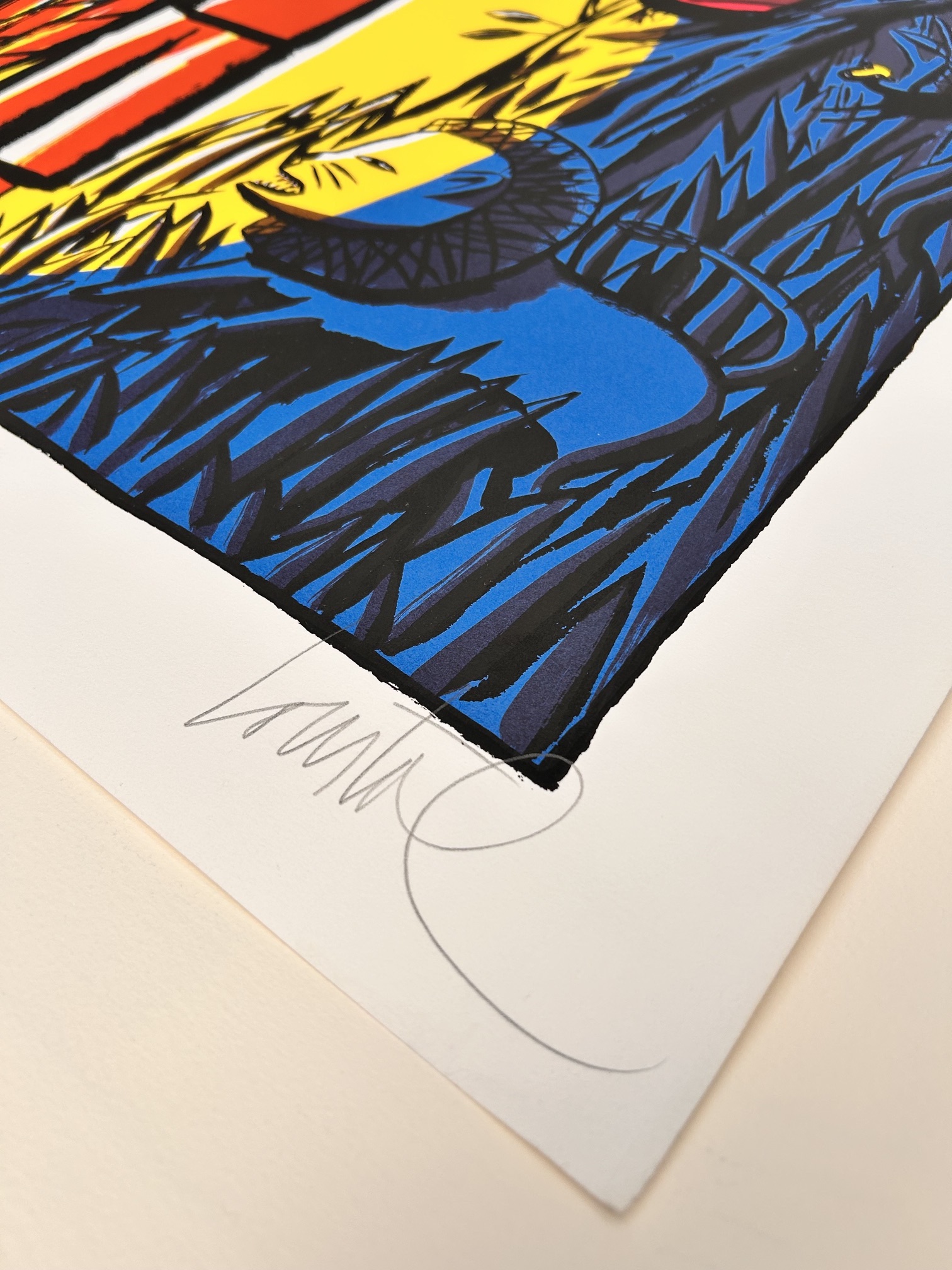 loustal-sérigraphie"King of the Bongo" numérotée signée à 150ex – Image 2