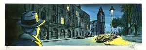 Loustal / Simenon • Estampe pigmentaire "Maigret 1" - Signée, limitée et numérotée