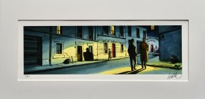 Loustal / Simenon • Estampe pigmentaire "Maigret 3" - Signée, limitée et numérotée