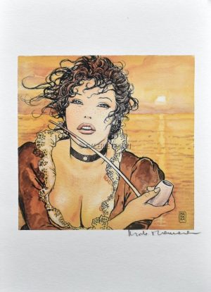 Manara Signed "Sun Molly" art edition poster