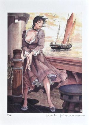 Manara • Affiche signée "El Gaucho, Molly Malone"