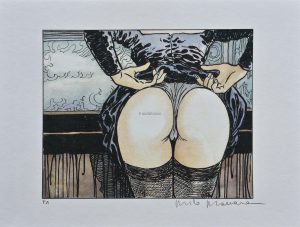 Manara • Affiche signée "Le declic II"