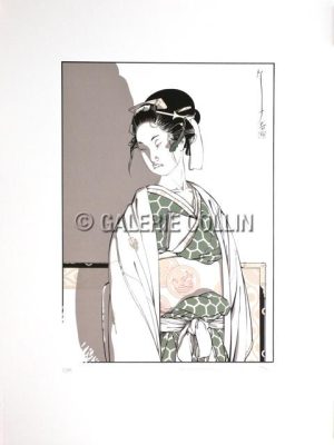 MICHETZ  Screen print - "Geisha"