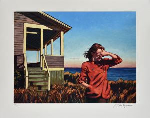 Miles HYMAN • Estampe pigmentaire "Ryder Cove" - Signée, limitée et numérotée