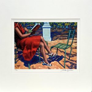 Miles HYMAN • "Jardin du Luxembourg" Estampe pigmentaire numérotée, signée 40 ex