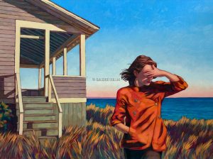 Miles HYMAN • Estampe pigmentaire "Ryder Cove" 60X80 cm - Signée, limitée et numérotée à 15 ex.