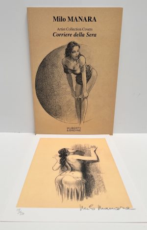 Manara-Livre “Corriere della Sera” 2021 Édition avec la couverture "Le Déclic - Tome 4" +ex-libris signé 50ex