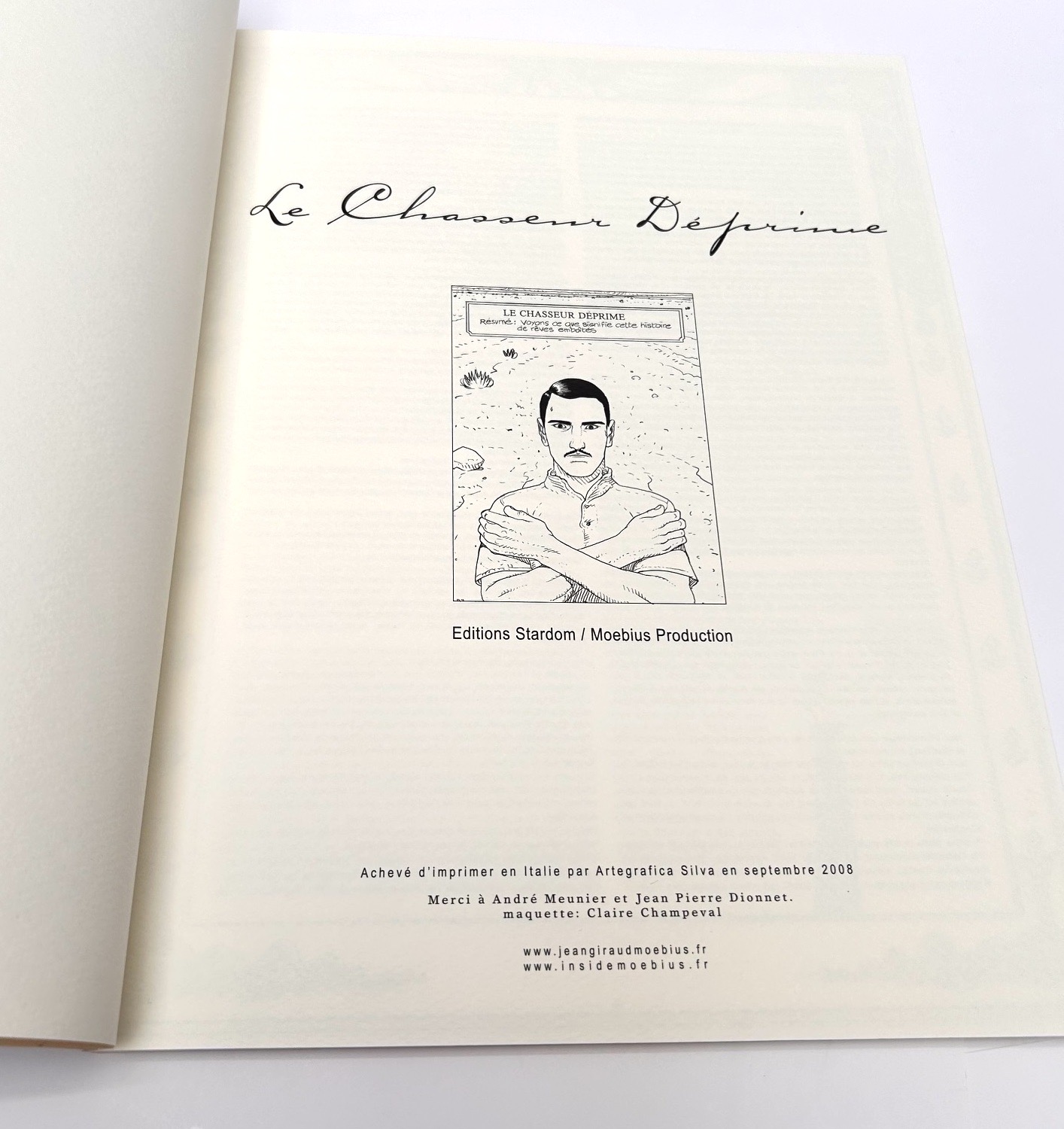 Moebius : Le Chasseur Déprime. Deuxième édition, DL: Mai 2008 – Image 3