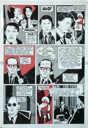 Montellier. Andy Gang and the Marne Killer, page 31— original plate , 1980