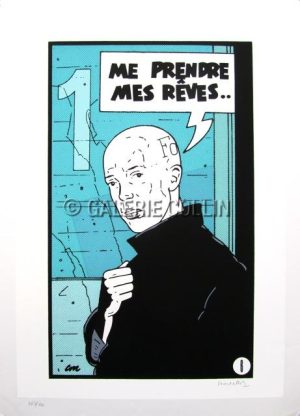 MONTELLIER . Me Prendre mes Rêves" silkscreen print