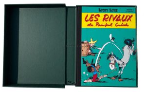 Morris -LUCKY LUKE – Les Rivaux de Painful Gulch (édition couleur)avec Boitier
