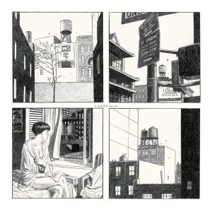André Juillard • Estampe "New-York... Paris"  Numérotée et signée à 25 ex.