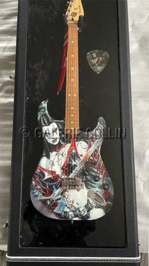 Olivier LEDROIT • Guitare Fender stratocaster série limitée 9 ex N° signés