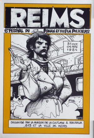 Enki BILAL - "FESTIVAL DU ROMAN ET FILM POLAR" poster