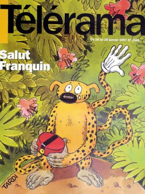 TARDI - Affiche "HOMMAGE A FRANQUIN" Rare