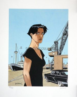 André JUILLARD • Impression aux encres - LENA "Port" - Numérotée et signée à 140 ex.