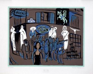 DUPUY ET BERBERIAN . SERIGRAPHY - THE JOCKEY