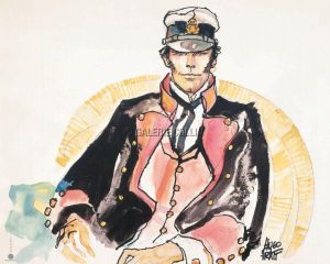 Pratt Corto Maltese "La balade de la mer salée" Affiche édition d'art