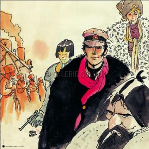 Pratt Corto Maltese "Sibérie" Affiche édition d'art