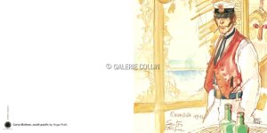 Pratt Corto Maltese "South Pacific" carte double+ enveloppe