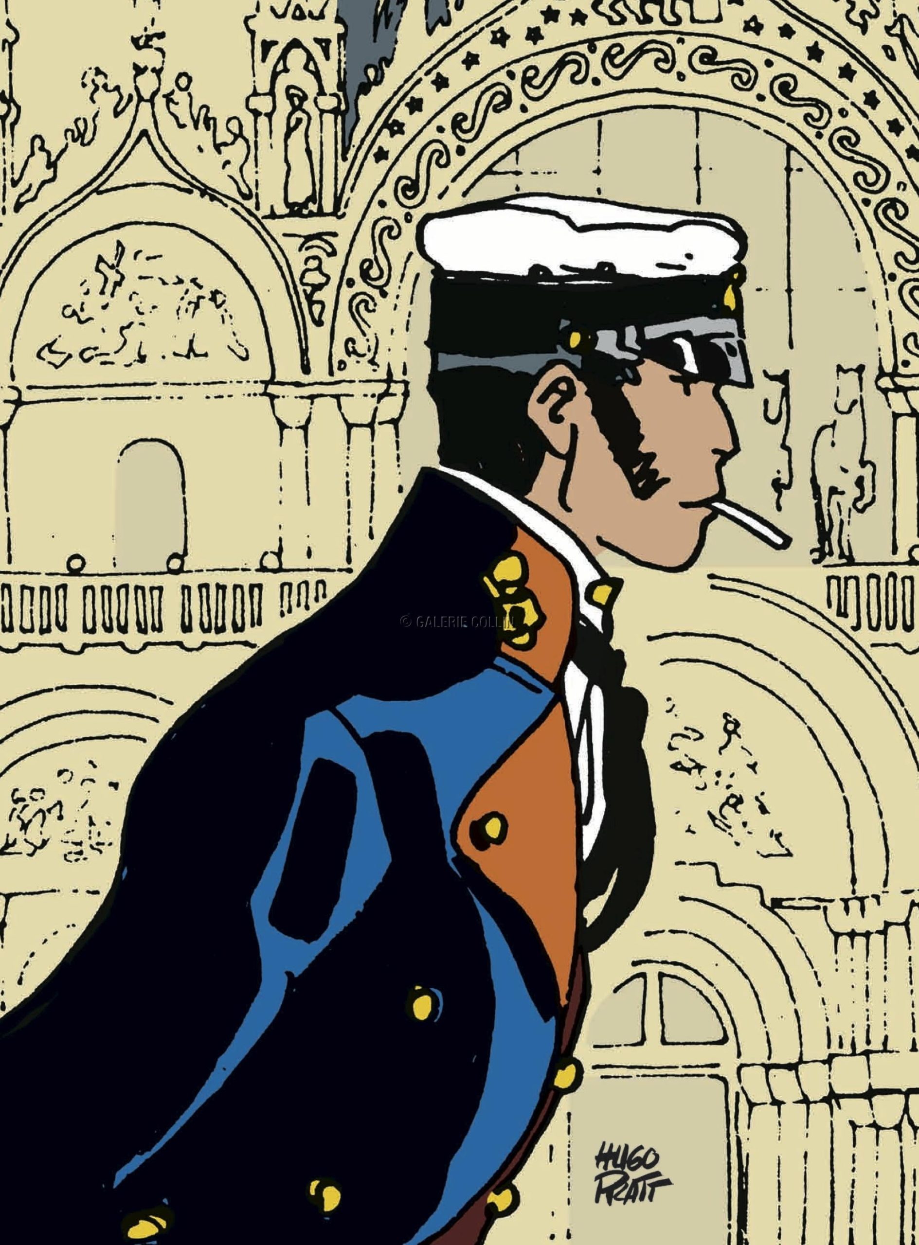 PRATT. CORTO . AFFICHE ÉDITION D'ART . " HISTOIRE " – Image 2