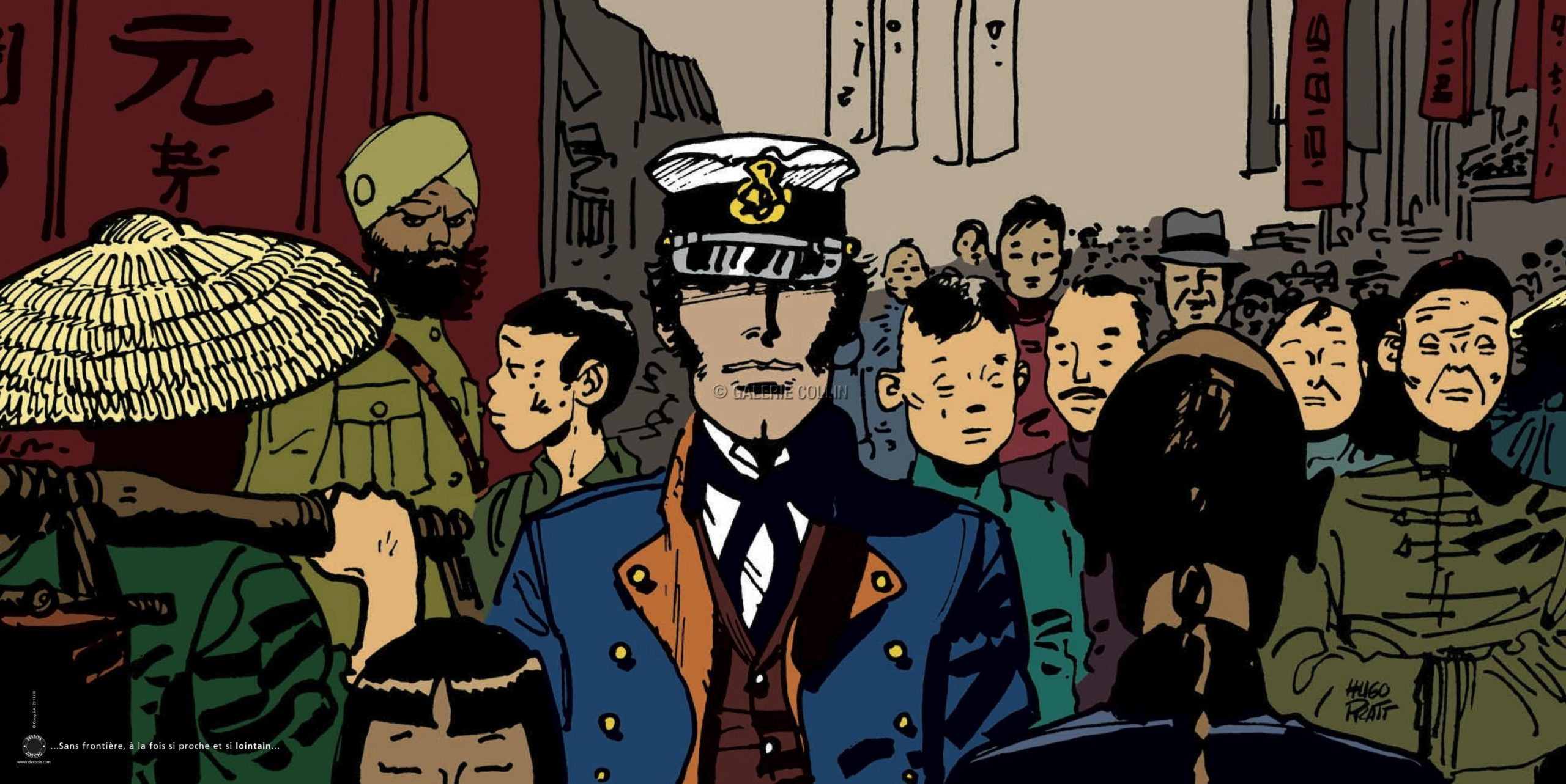 PRATT. CORTO . AFFICHE Édition d'Art - " LOINTAIN "