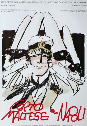 PRATT. CORTO . AFFICHE "Napoli"