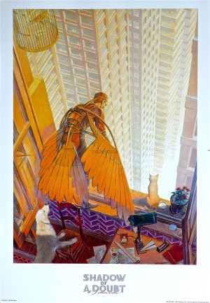 SCHUITEN . Affiche Édition d'Art - " L'OMBRE D'UN DOUTE"