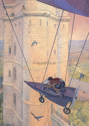 Schuiten . Art edition poster "Vincennes 2012, Le Donjon".