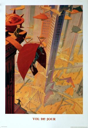 SCHUITEN . Poster Art Edition - "Vol de Jour" (Day Flight)