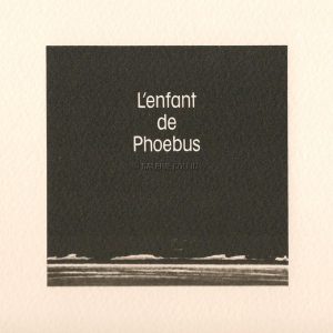Schuiten . "L'enfant de Phoebus" - Booklet of 12 lithographed pages - Signed