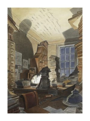 SCHUITEN • Affiche "bibliothèque Mundaneum" limitée à 500 ex.