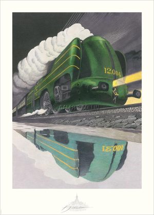 Schuiten . Type 12 de nuit" art edition poster