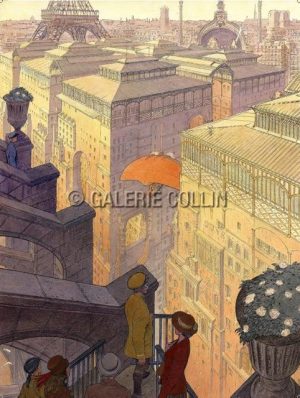 François SCHUITEN - "PARIS, LES HALLES, LE JOUR" Poster Art Edition