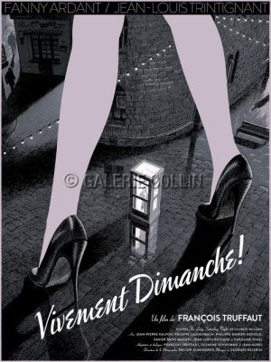 SCHUITEN-Sérigraphie "Vivement Dimanche de F.TRUFFAUT" n°et Signée