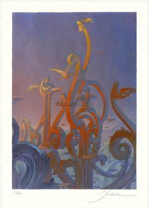 Schuiten. Affiche édition d'art "Jugendcity" Numérotée signée 200 ex.