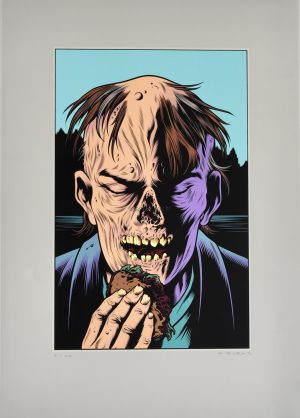 Charles Burns - Numbered and signed limited edition "Black-Hole" silkscreen print