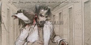Enki BILAL • "CE JOUR FERA PESER…" Affiche poster édition d'Art issue de "Julia &amp; Roem"